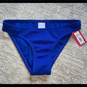 Bright Blue Target Bikini Bottoms